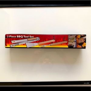 3 Piece BBQ Tool Set